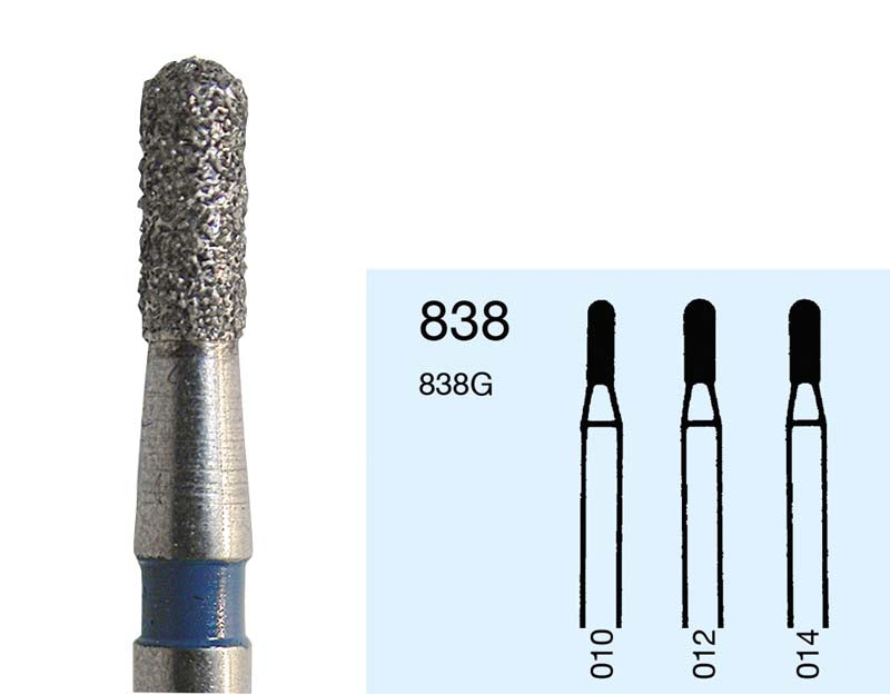 Omni Diamanten 838 für FG, 19 mm, grün grob, Zylinder ISO 014