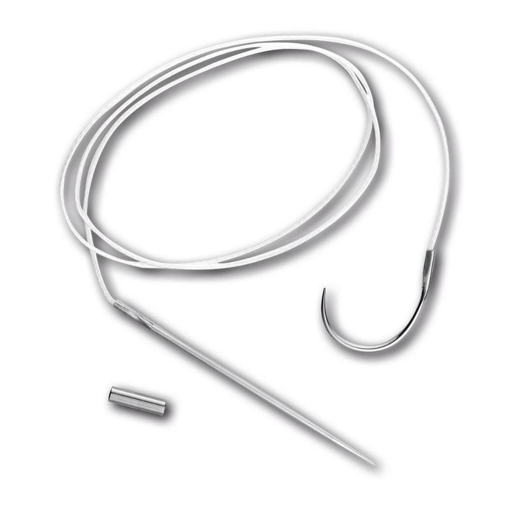 LigaFiba® lateraler Fadenzügel 75lb (5kg), 300mm, mit Crimp (LFLSCR75)