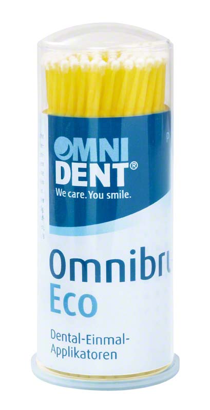 Omnibrush Eco Applikationspinsel, gelb, 100 Stk