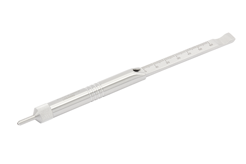 Tiefenlehre für 2,4/2,7/3,5 mm Schrauben, 140 mm lang (DG242735)