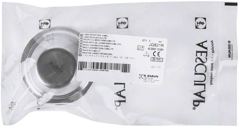 Laborschale Metall, 3 x 4,2 cm, 63 ml
