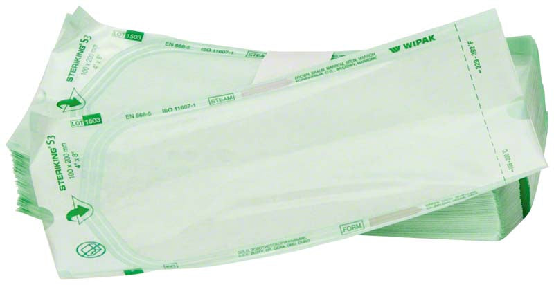 Sterilisationsbeutel, 100 Stk, 10 x 20 cm