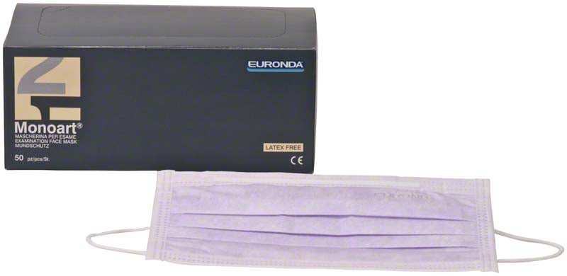 Monoart® Mund-Nasen-Schutz Protection 3, Gummizug, 50 Stk, lila