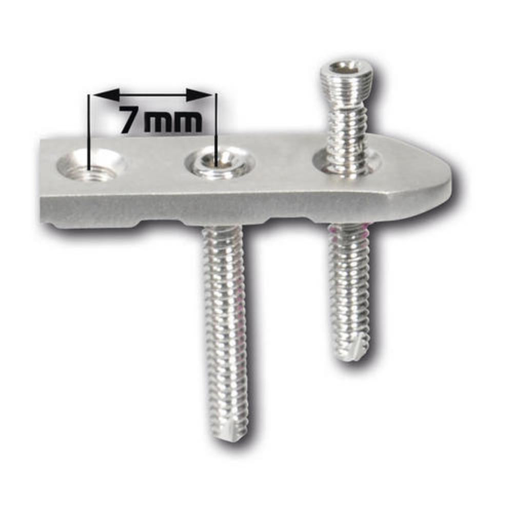 Lockingplatte 2,4 x 87 mm, 12 Loch, LPSH241287