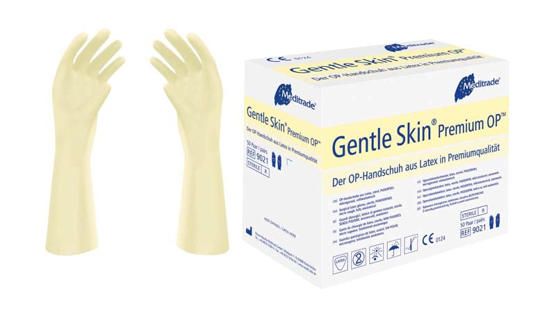 Gentle Skin® Premium OP™ OP Handschuhe, puderfrei, 50 Stk, Gr 8,5