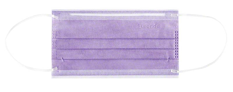 Monoart® Mund-Nasen-Schutz Pro 4 Perfect Fit, Gummizug, 50 Stk, lila