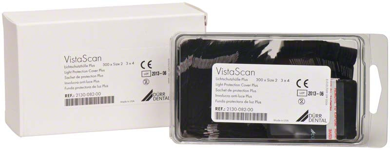 VistaScan Speicherfolienhüllen Plus, 100 Stk, 3 x 4 cm, Gr.2