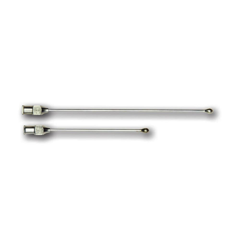 Spülnadel, lang, 100mm lang, kugeliges Ende, Luer-Anschluss (012511)