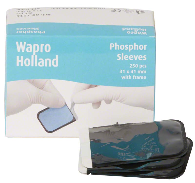WAPRO Speicherfolienhülle mit Rahmen, 250 Stk, 24 x 40 mm, Gr. 2