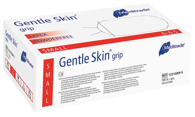 Gentle Skin® grip Untersuchungshandschuhe, puderfrei, 100 Stk, M