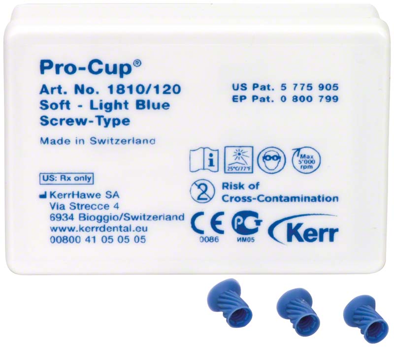 Polierkelch Pro-Cup weich, Screw in, 120 Stk