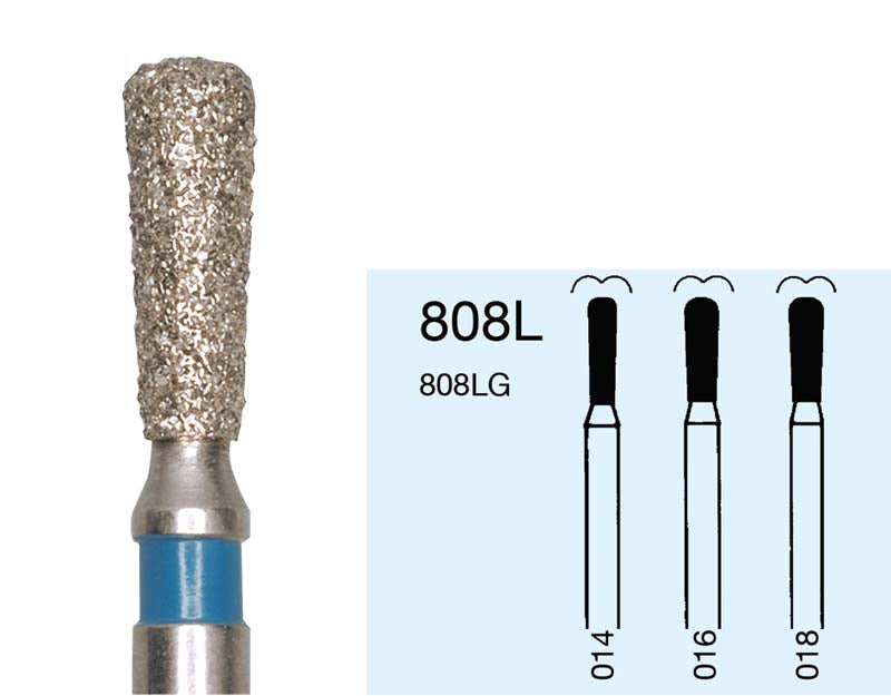 Omni Diamanten 808L für Turbine, 19 mm, standard, Birne lang ISO 016