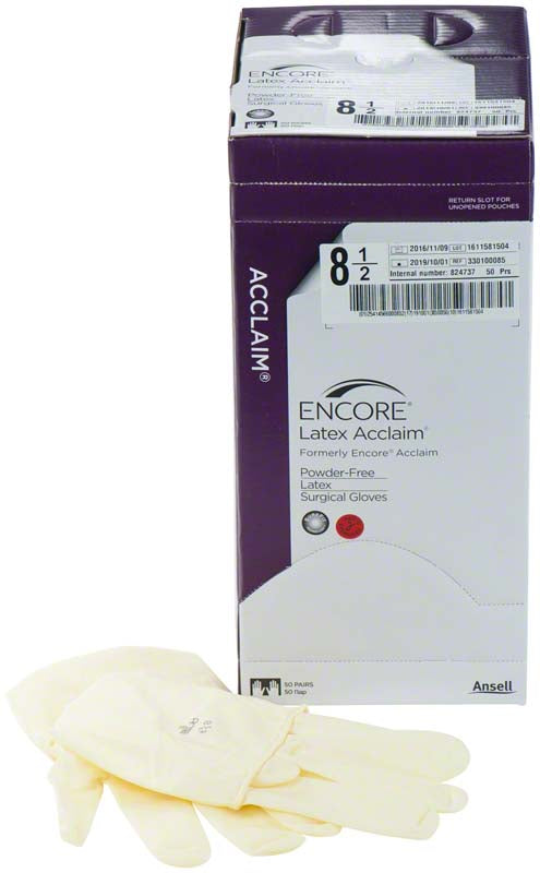 ENCORE® Latex Acclaim OP Handschuhe, puderfrei, 50 Stk, Gr. 8,5