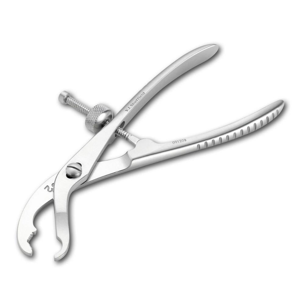 Knochenfasszange, selbstzentrierend, 150 mm, Veterinär (001209V)