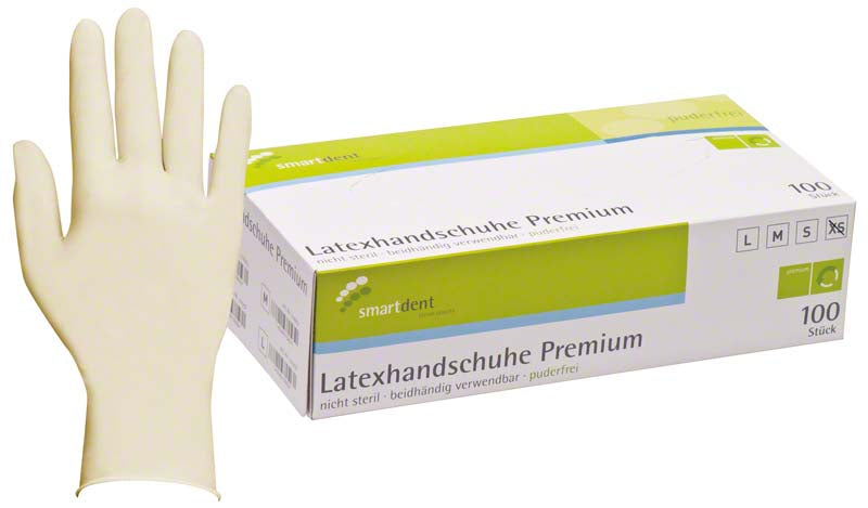 smart Latex-Untersuchungshandschuhe premium, puderfrei, 100 Stk, XS