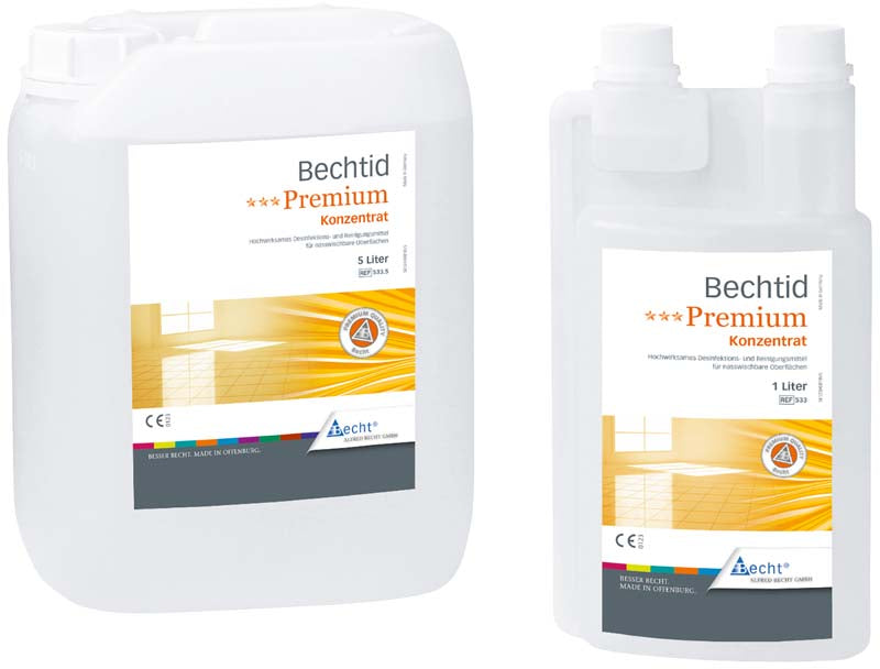 Bechtid Premium, Flächendesinfektion Konzentrat, 1 Liter Flasche