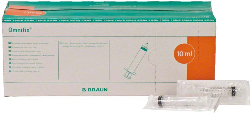 Omnifix® Luer Lock Einmalspritze 10 ml, 100 Stk