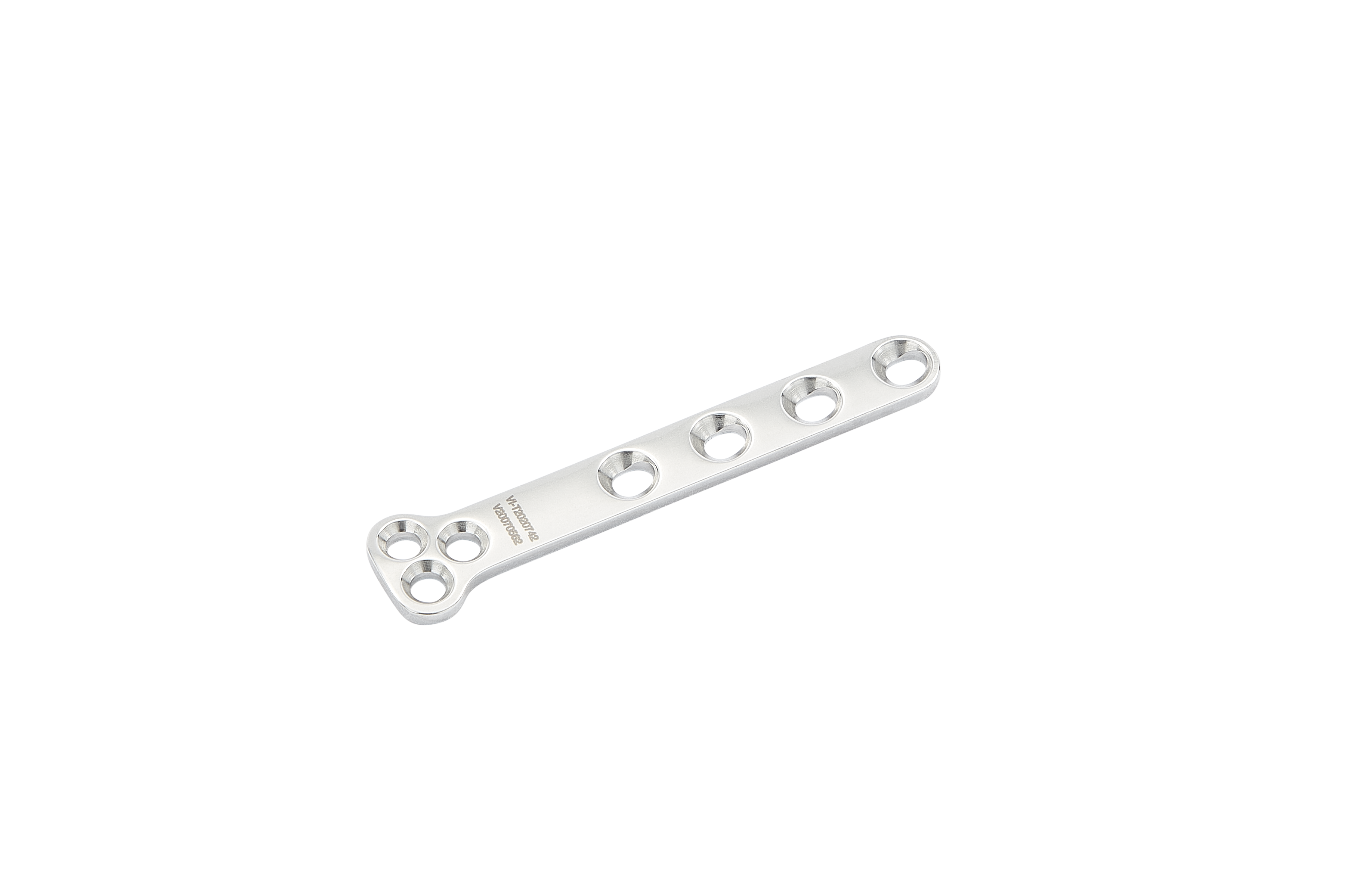 T-Platte 2x42mm 7 loch, 3 Löcher distal (T2020742)