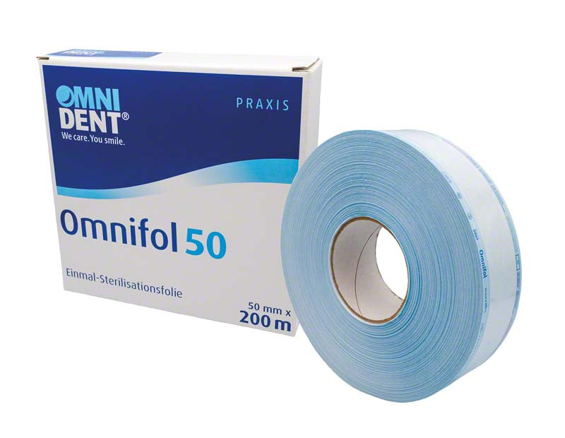 Omnifol Sterilisationsfolie Rolle 200 m, 5 cm