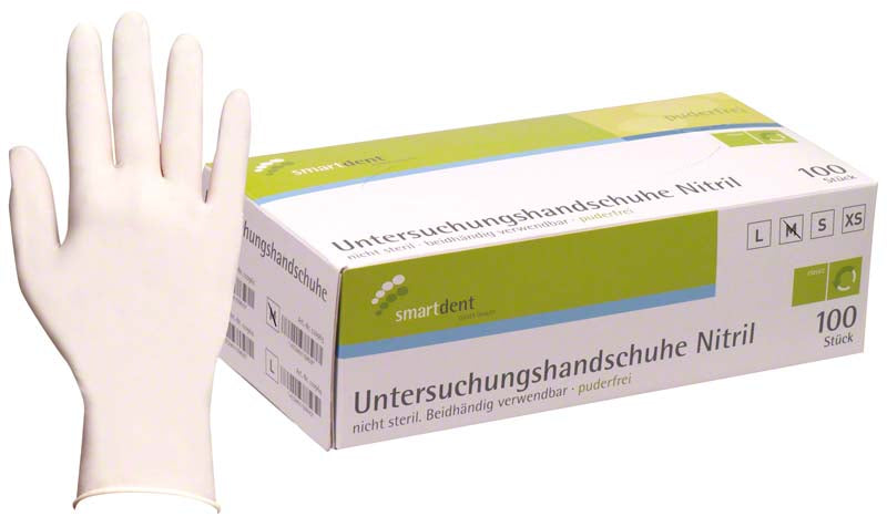 smart Nitril-Untersuchungshandschuhe Soft, puderfrei, 100 Stk, L