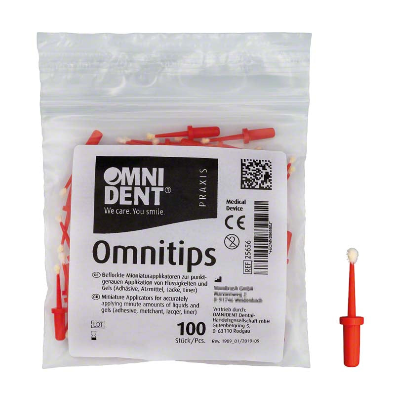 Omnitips, 100 Stk, rot