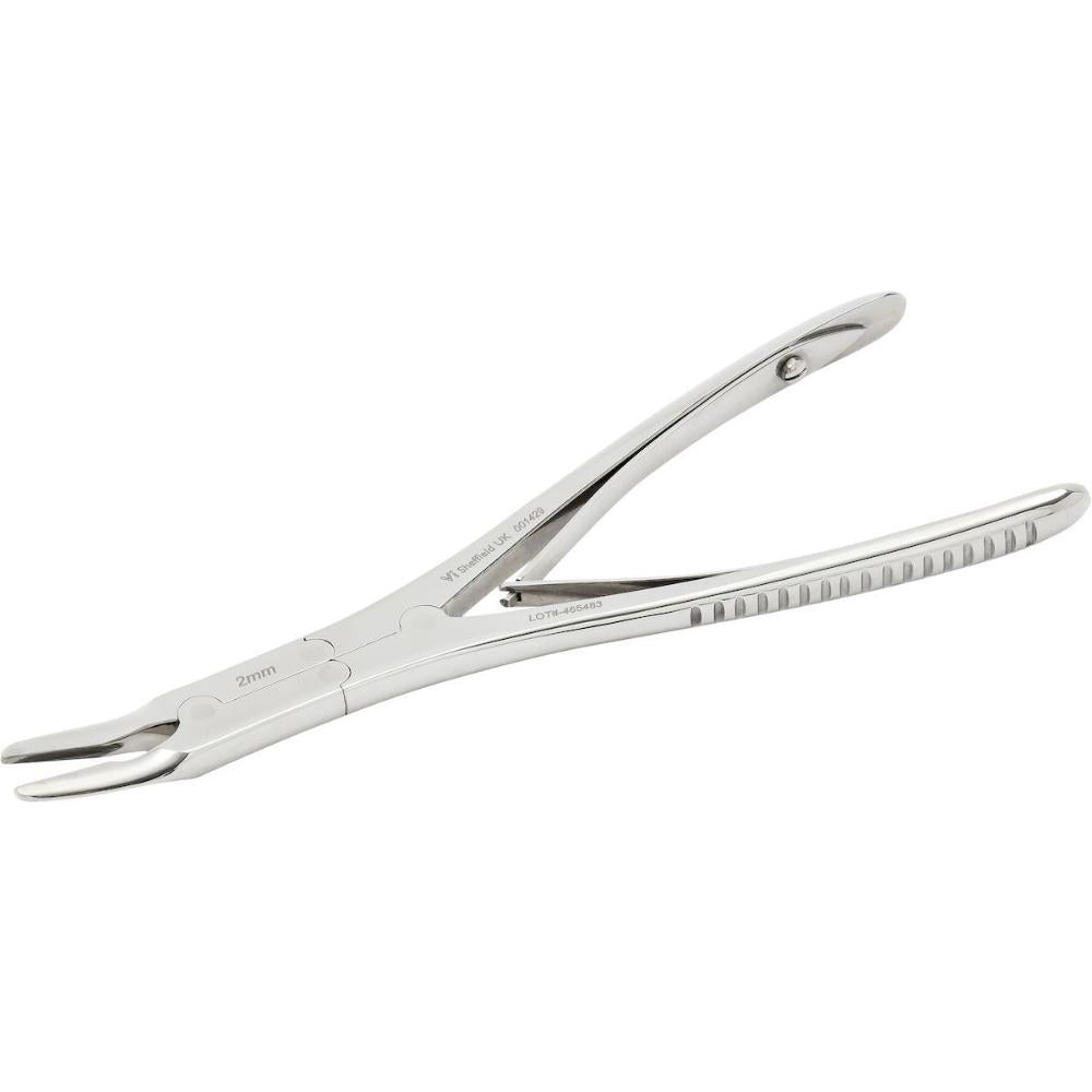 Rongeur, spinal, übersetzt, 3mm Maul, 190mm lang (001430)