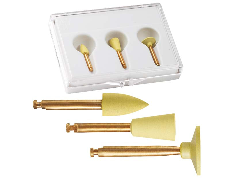 Omni Gloss Polierer für Komposite/Kompomer Kit Kegel, Kelch, Rad