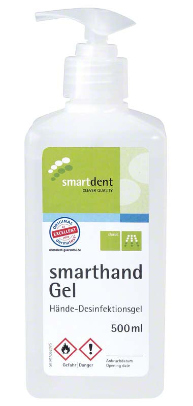 smarthand Gel Händedesinfektion 500 ml Pumpflasche