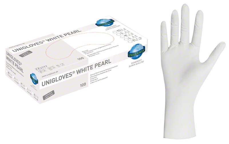 PEARL LINE Nitril Untersuchungshandschuhe, 100 Stk, weiß, L