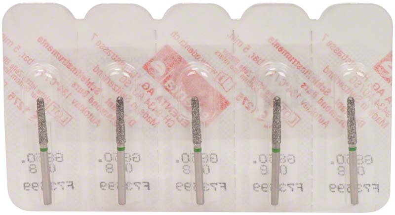 Omni Diamanten 850 für FG, 19 mm, grün grob, Konus rund ISO 018