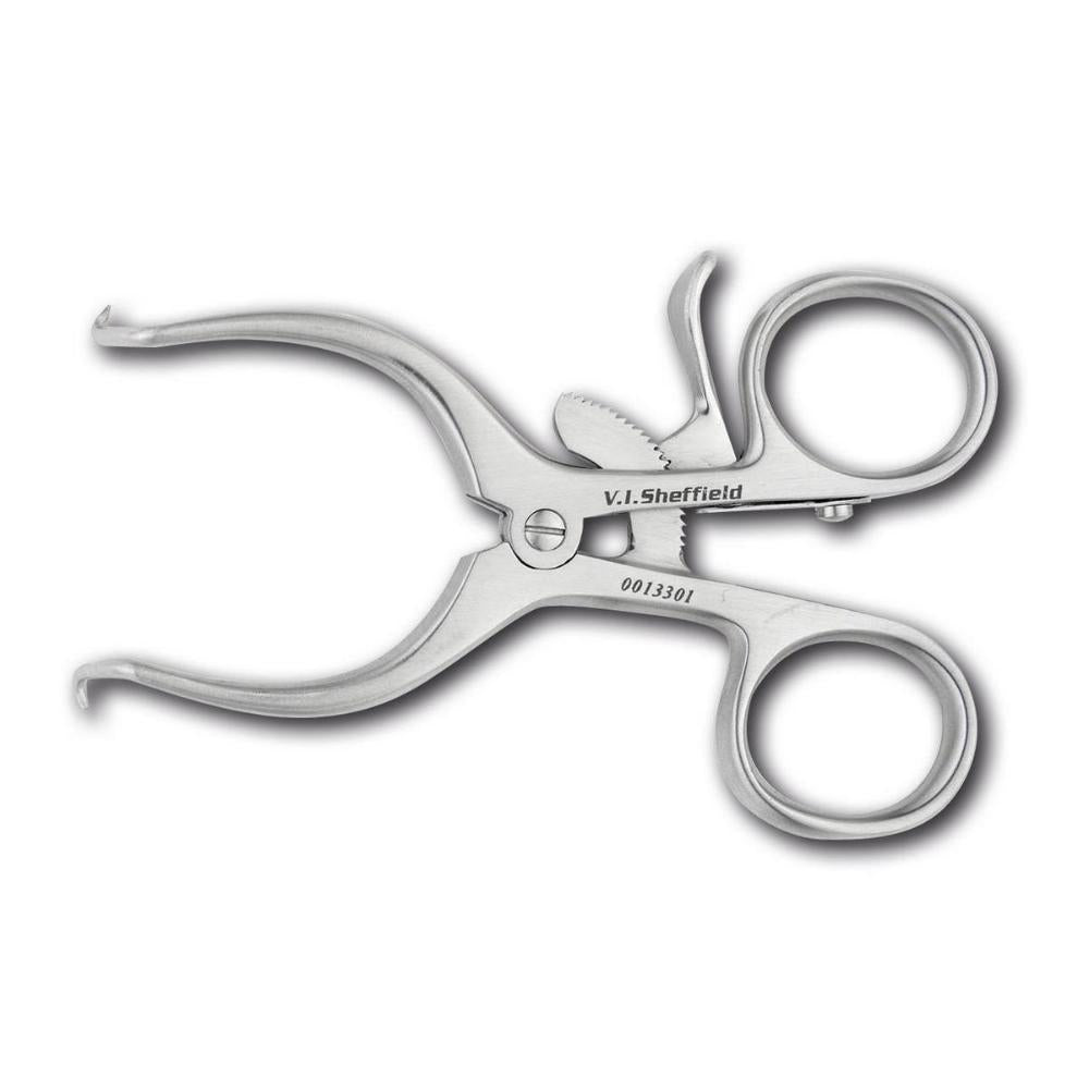 Gelpi Wundspreizer/Stück, fixierbar, mini, flach, 90 mm, Weite 45 mm, Spitze 15 mm (0013301)
