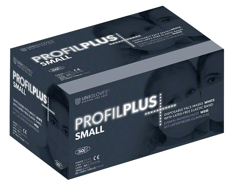 PROFIL PLUS SMALL OP Mund Nasen Schutz klein, Gummizug, 50 Stk, weiß