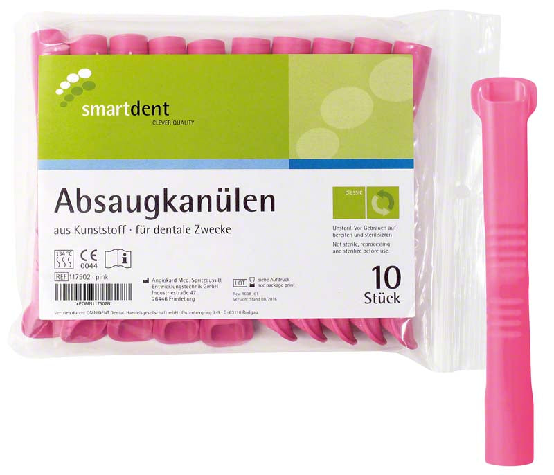 smart Absaugkanülen pink 10 Stk