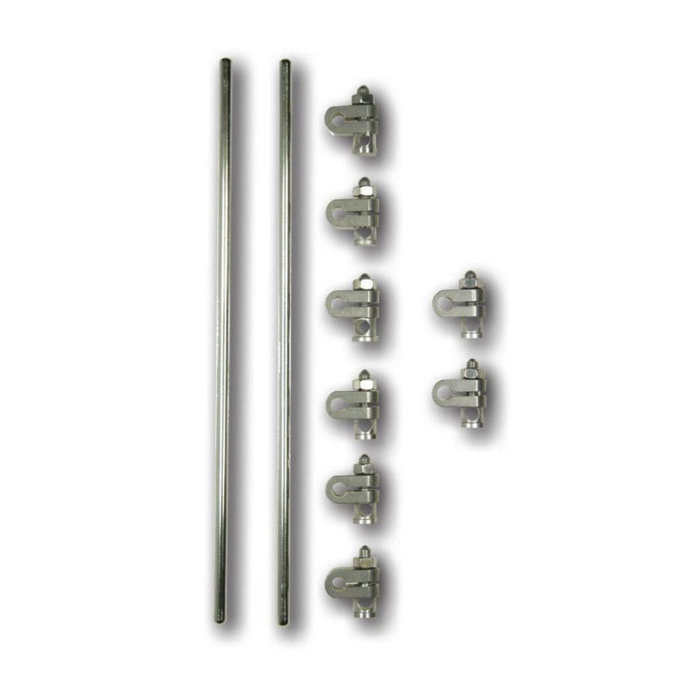 KE+ Satz/Groß, Bilateral, 2x 240mm Stange + 8x Klemmen (001520P)