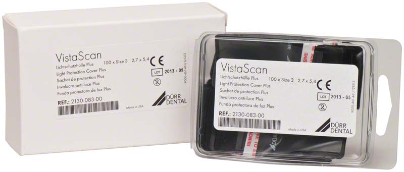 VistaScan Speicherfolienhüllen Plus, 100 Stk, 2,7 x 5,4 cm, Gr.3