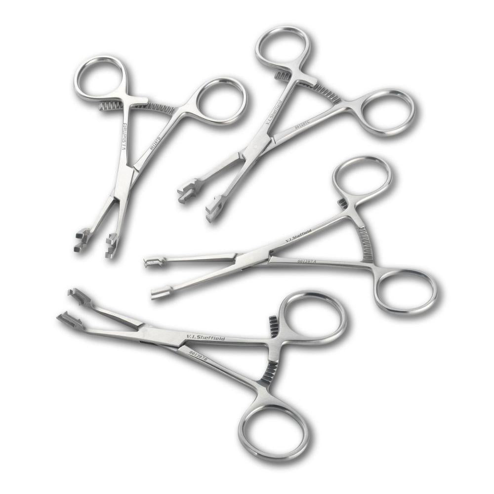 Ikuta-Knochenzange, gebogen, für Draht/Schrauben >3mm, 125mm (001207D)