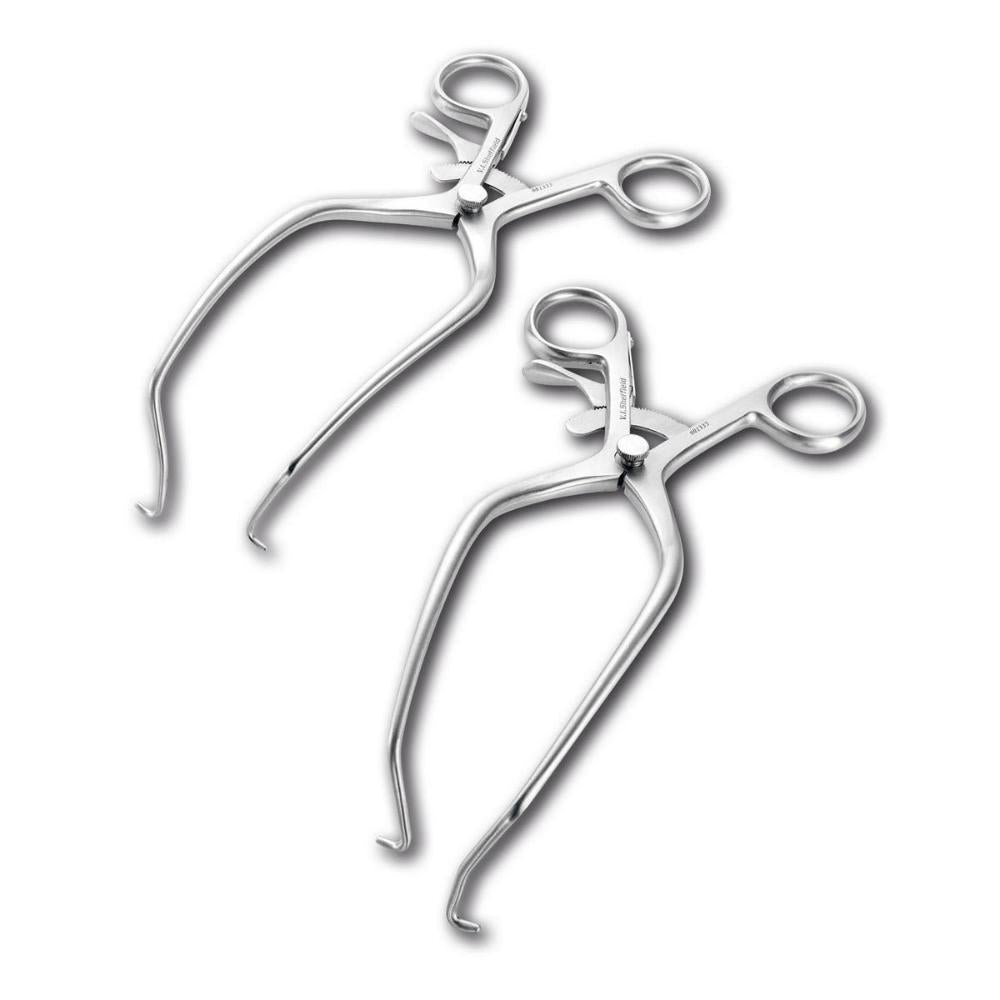 Gelpi Wundspreizer (1Skt), fixierbar, unterschiedlich lange Schenkel, 205 mm, Spitzen 25/40 mm (001333)