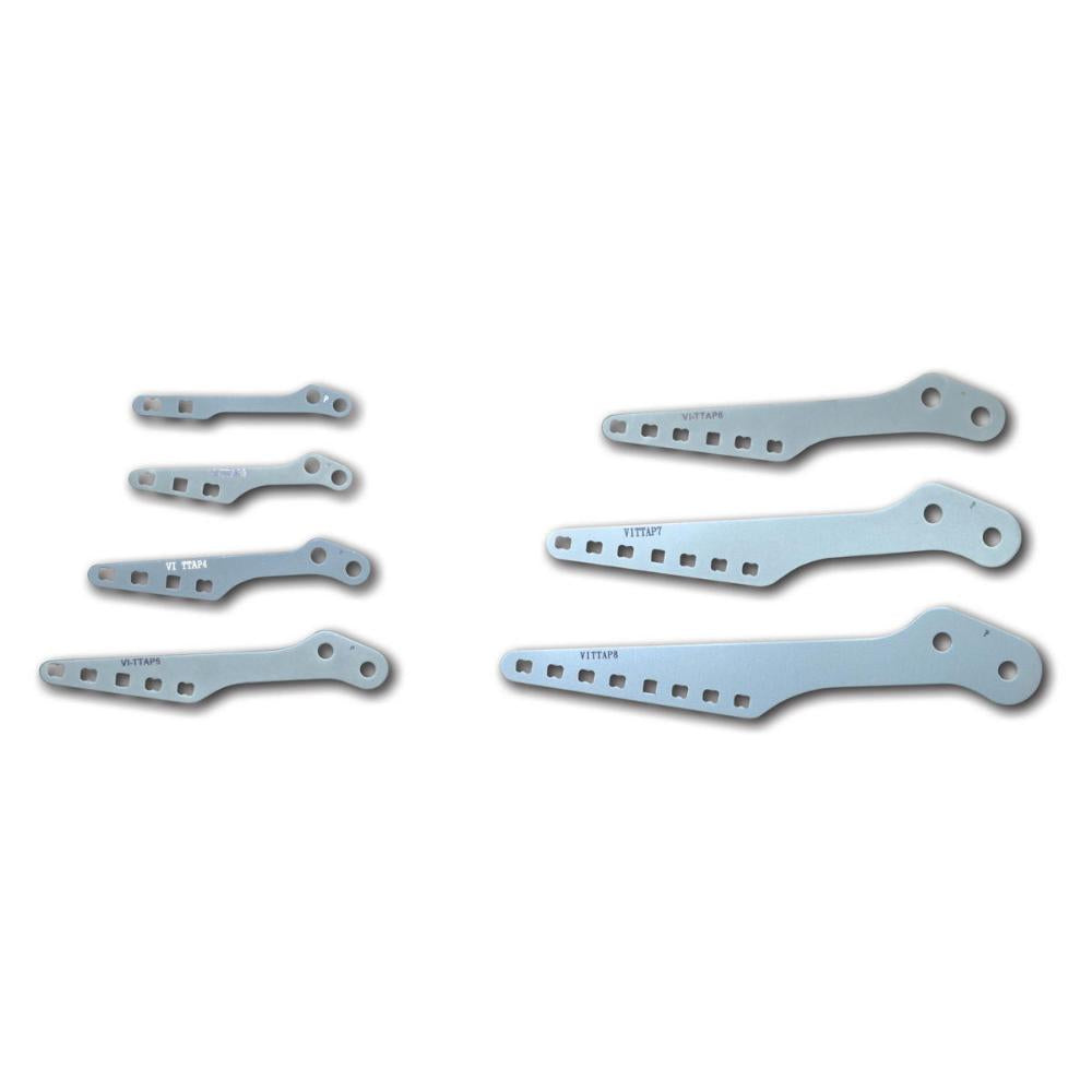 TTA Platte/Titan, 7 Loch, für 3,5mm Schraube (TTAP7)