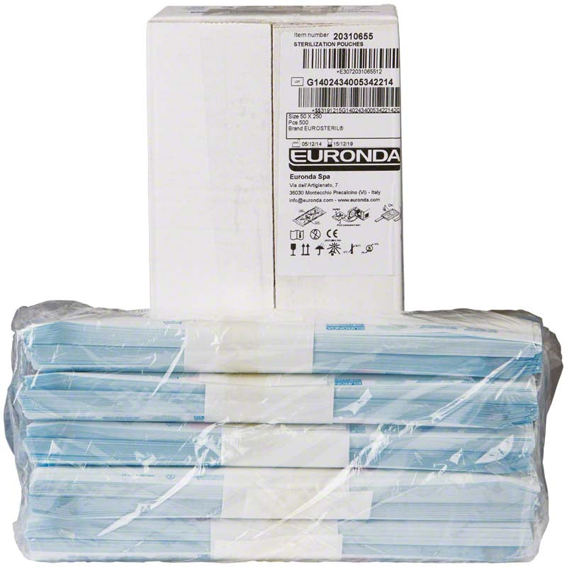 EUROsteril® Beutel Sterilisationsbeutel, 500 Stk, 5x25 cm