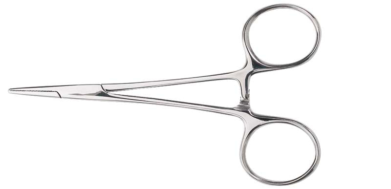 Arterienklemme anatomisch, 125 mm, gebogen