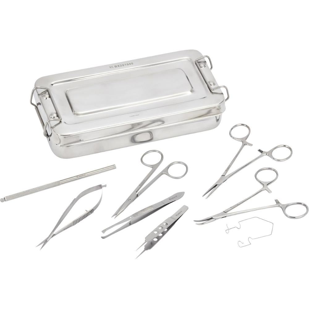 Augenbesteck Kit, 10 Instrumente (014130)