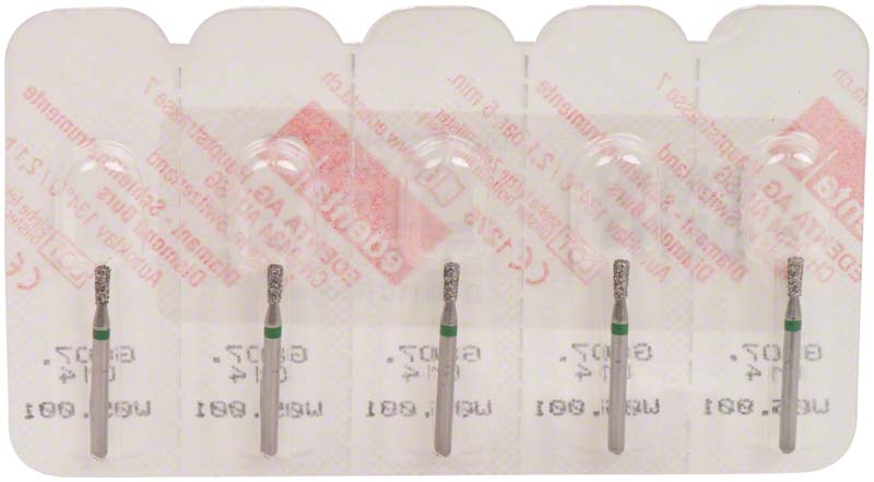 Omni Diamanten 807 für Turbine, 19 mm, grün grob, umgekehrter Kegel ISO 014