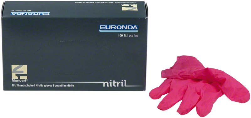 Monoart® Einmalhandschuhe Nitril, puderfrei, 100 Stk, pink
