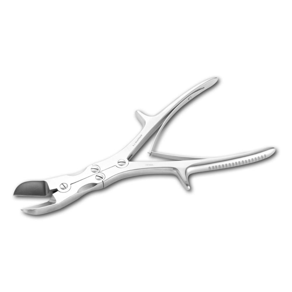 Knochenzange Horsley mit Übersetzung 26cm, gewinkelt, 35mm Maul 141660