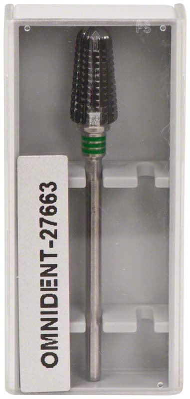 Omni Hartmetall Fräser, HP, einfachverzahnt mit Quertrieb, grün grob, Fig 263, 14 mm