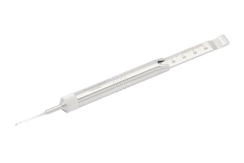 Tiefenlehre für 2,4/2,7/3,5 mm Schrauben, 140 mm lang (DG242735)