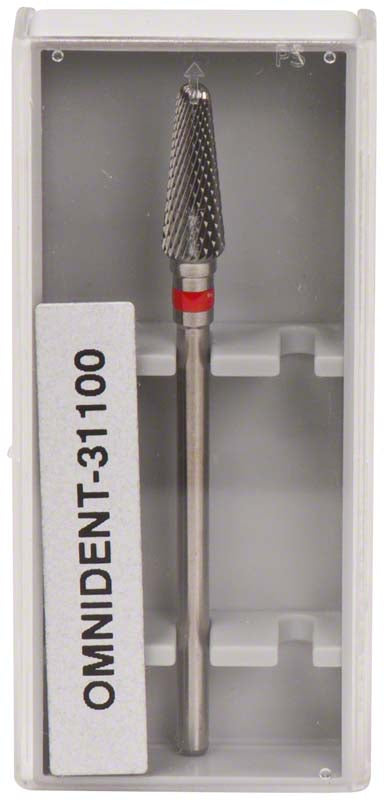 Omni Hartmetall Fräser, HP, kreuzverzahnt, rot fein, Fig 194, 13 mm