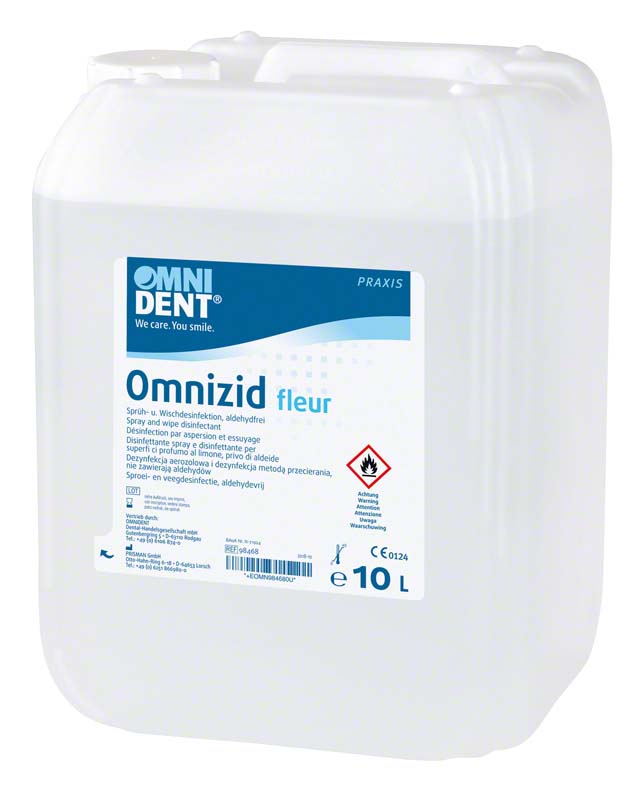 Omnizid Flächendesinfektion, 10 L Kanister, fleur
