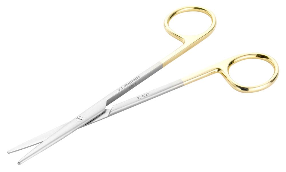 Metzenbaum-Schere, T.C., gebogen, 145 mm lang (754080)