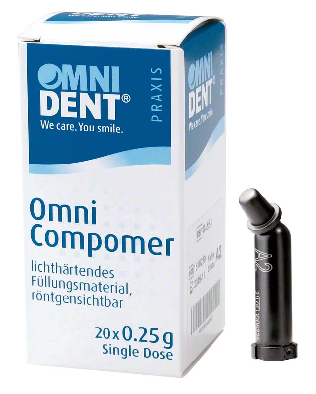 Omni Compomer, Füllungsmaterial Farbe A2